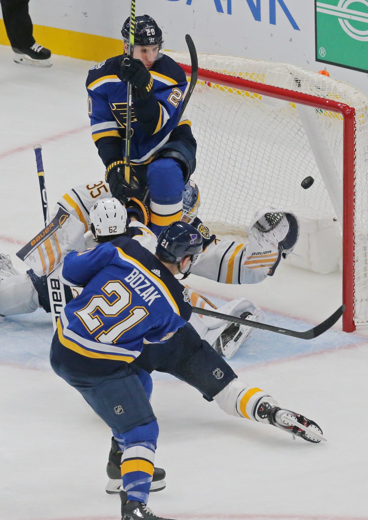 The Blues and the Sabres skate at Enterprise